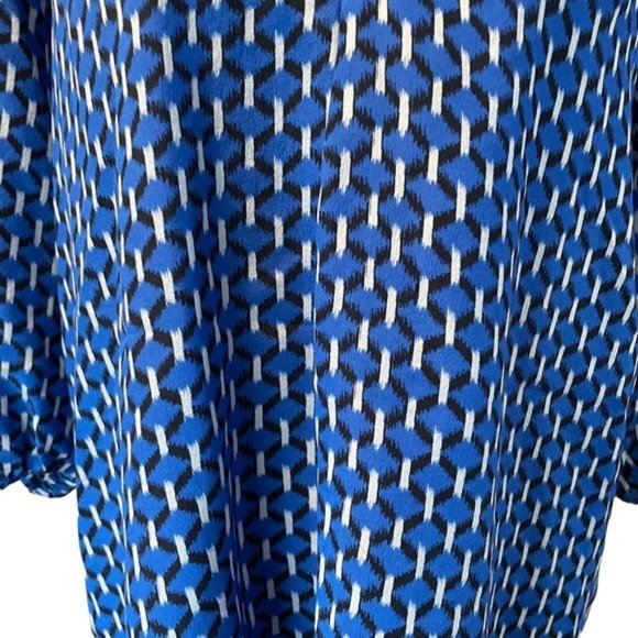Joie Addie B Blue 100% Silk Blouse Top - Picture 4 of 11